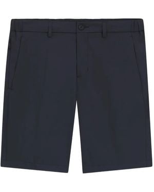 BOSS Pressed-Crease Shorts - Blue