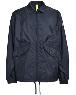Moncler X Mercedes-Benz By Nigo Sopdu Graphic-Print Jacket - Blue