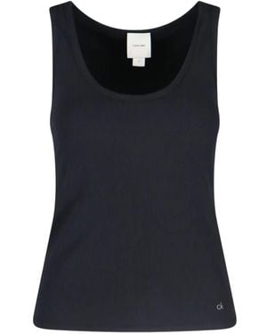Calvin Klein Ribbed Tank Top - Black
