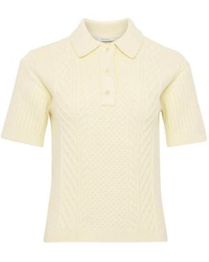JW Anderson ケーブルニット トップ - ナチュラル