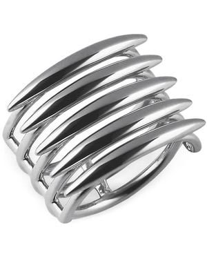 Shaun Leane Quill Ring Im Layering-Look - Weiß