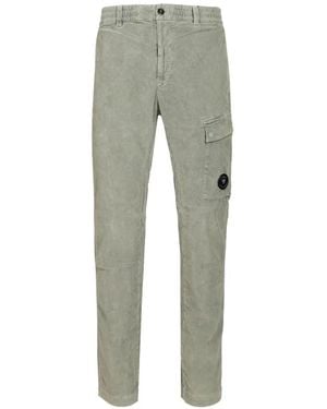 C.P. Company Corduroy Cargo Trousers - Grey