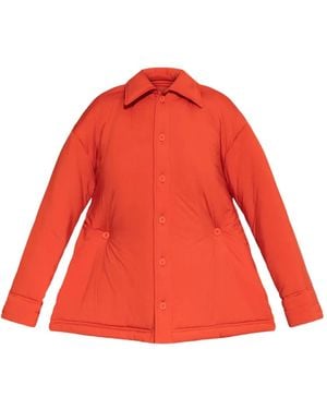 Issey Miyake Pumped-T Buttoned Collared Overshirt