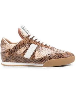 Chloé Kick Sneakers Mit Schlangenleder-Effekt - Pink