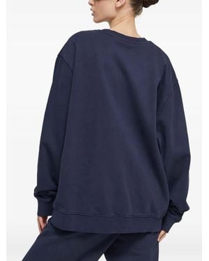 HUGO Logo crew-neck sweatshirt - Azul