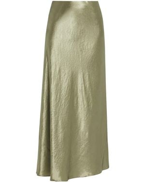 Vince Maxi-Rok Met Gekreukte Afwerking - Groen
