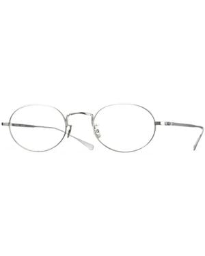 Eyevan 7285 Gafas 197 Con Montura Redonda - Blanco