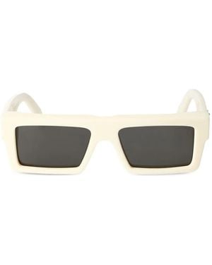 Off-White c/o Virgil Abloh Ruby Rectangle-Frame Sunglasses - Natural