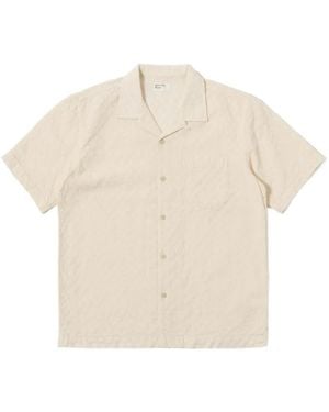 Universal Works Textured Short-Sleeve Shirt - Natural