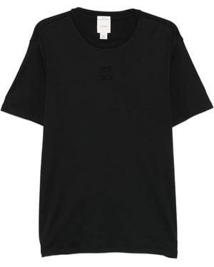 Calvin Klein Logo-Debossed T-Shirt - Black