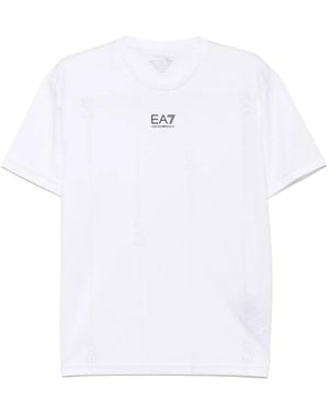 EA7 ロゴ Tシャツ - ホワイト