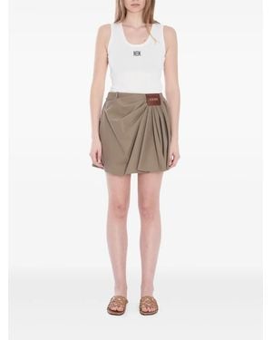 Loewe Minigonna Drappeggiata - Neutro