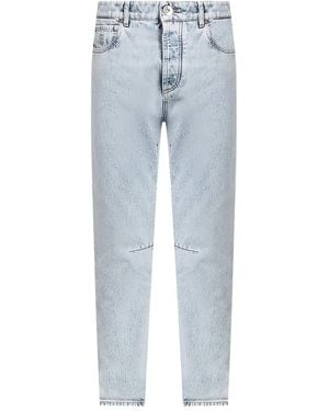 Brunello Cucinelli Slim-Fit Jeans - Blauw