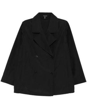 Eileen Fisher Blazer con doble botonadura - Negro