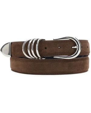 Semicouture Buckle Belt - Brown