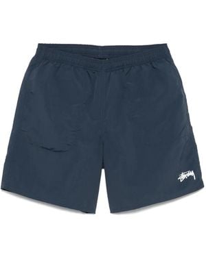 Stussy Short De Bain Stook - Bleu