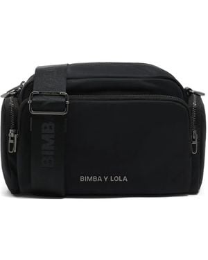 Bimba Y Lola Small Pocket Cross Body Bag - Black