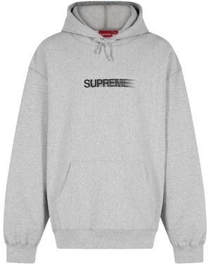 Supreme Motion Logo Hoodie - Grey