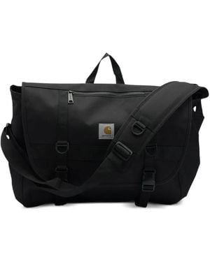 Carhartt Sac Porté Épaule À Patch Logo Et Boucle - Black