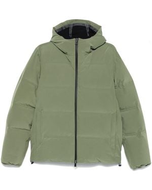 Herno Hooded Quilted Down Parka - Green