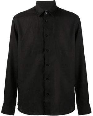 Vilebrequin Long Sleeve Linen Shirt - Black