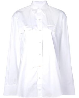 Wardrobe NYC Release 03 Tailored Poplin Shirt - White