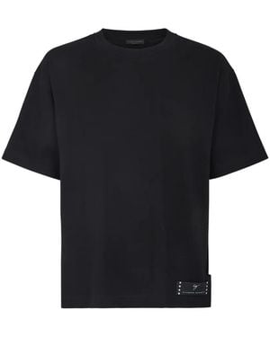 Giuseppe Zanotti Lr-66 Label-Detail T-Shirt - Black