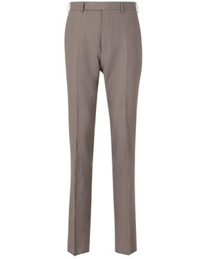 ZEGNA Hose Aus Oasi-Leinen - Grau
