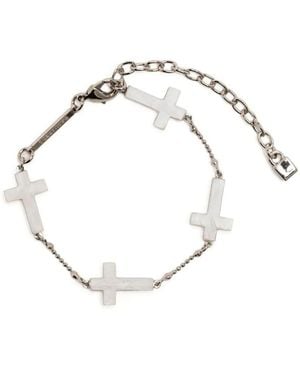 DSquared² Jesus Cross Bracelet - White