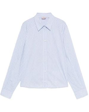 Marella Chemise À Rayures - White