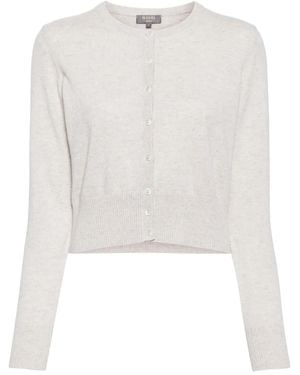 N.Peal Cashmere カシミア カーディガン - ホワイト