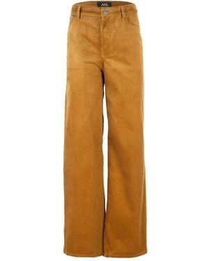 A.P.C. Corduroy Pants - Natural
