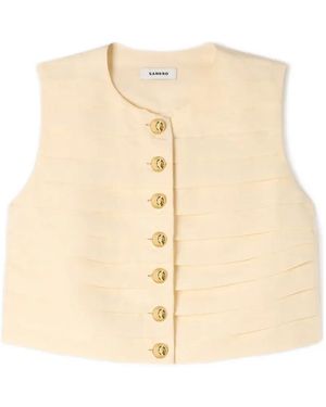 Sandro Chaleco Kinsley Con Botones - Neutro