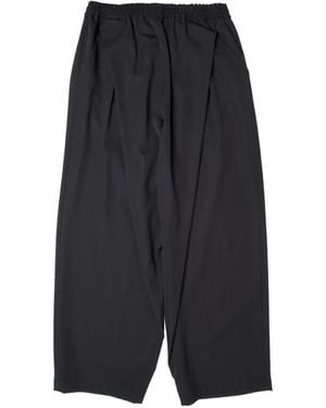 Yoshio Kubo Pleated Wide-Leg Trousers - Blue