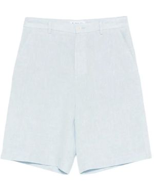 Manuel Ritz Button Shorts - White