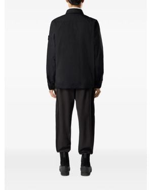 Stone Island Q100022 Crinkle Reps Ny Windabweisende, Wattierte Jacke Mit Anti-Drop-Effekt - Schwarz