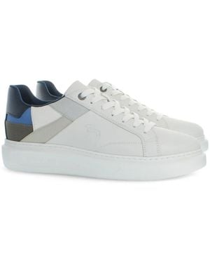 Harmont & Blaine Paneled Logo-Embroidered Sneakers - White
