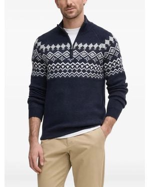 Guess Maglione Con Applicazione - Blu