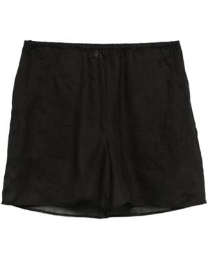 TOTEME イージーショートパンツ - ブラック