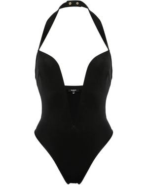 Balmain Badpak Met Halternek - Zwart