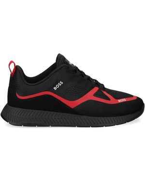 BOSS Titanium Runner Trainers - Black