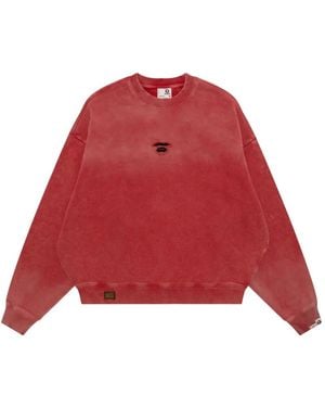 Aape By A Bathing Ape Crew-Neck Sweatshirt - Red