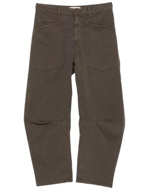 Nili Lotan Seam-Detail Trousers - Grey