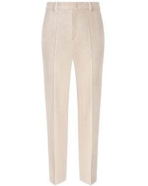 Missoni Chevron-Knit Tailored Trousers - White
