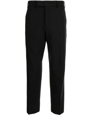 PT Torino Tapered Slim-Cut Trousers - Black
