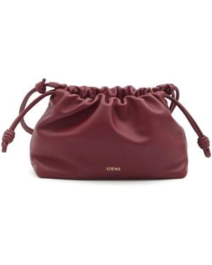 Loewe フラメンコ ウォレットバッグ M - パープル