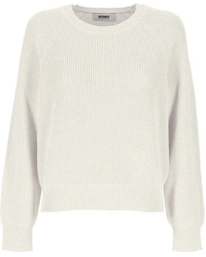 Ecoalf Jersey De Canalé Con Manga Raglán - Blanco