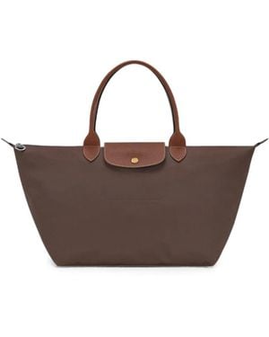 Longchamp L Le Pliage Tote Bag - Brown
