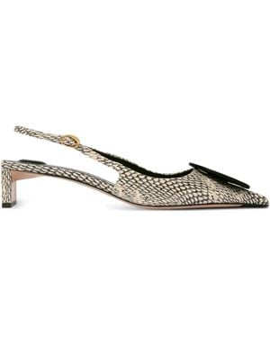 Jacquemus Pumps Con Stampa - Metallizzato