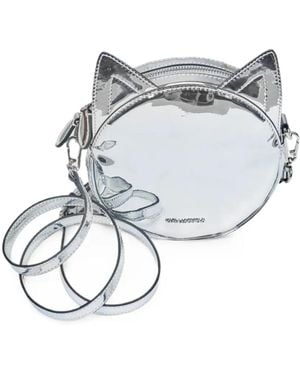KARL LAGERFELD Choupette Crossbody Bag - Gray